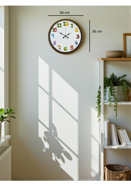 36 cm Çocuk Odası Duvar Saati indirimleri