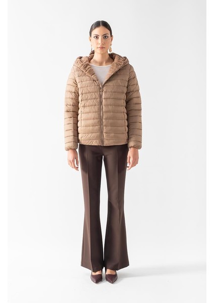 Ranuccio Çift Taraflı Kapitoneli Peluş Kapüşonlu Mont CAMEL fiyatları