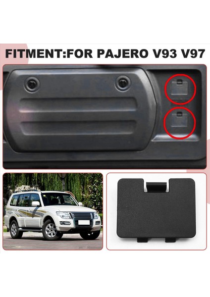 2pcs Araba Arka Kapağı Iç Panel Kapı Kilidi Cıvatası Koruyucu Kapak MN151907XA Için Mitsubishi Pijero V93 V97 (Yurt Dışından) indirimleri