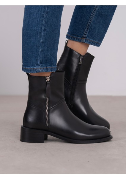 Bjorka Siyah Hakiki Deri Kadın Bot modelleri