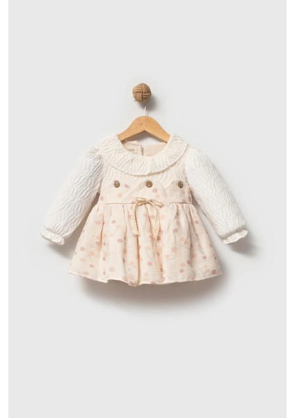 Clara Uzun Kollu Etekli Özel Gün Bayramlık Kız Bebek Elbise