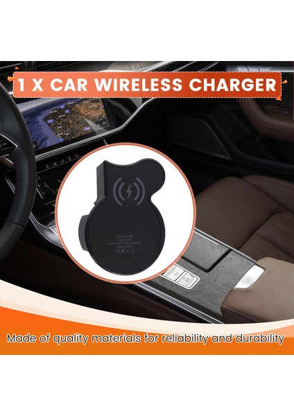 Araba Kablosuz Şarj Cihazı 15W Hızlı Şarj Qi Protokolü Audi A8 2018-2023 Için Çakmak USB Şarj Cihazı (Yurt Dışından) fırsatları