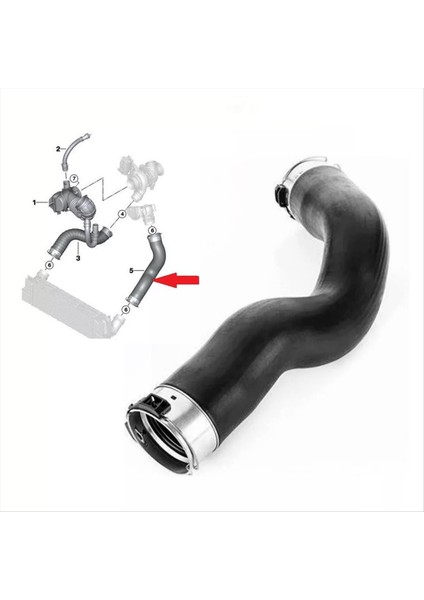 11618513851 Bmw Için Araç Turbo -Charge Intercooler Hortumu 1 2 3 4 Serisi X3 F20 F21 F22 F31 F25 Şarj Hava Emme Hortumu (Yurt Dışından) indirimleri