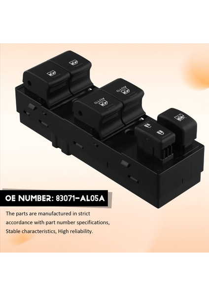 Araba Ön Sol Elektrik Enerjisi Master Pencere Anahtarı Kontrol Düğmesi 83071-AL05A Subaru Outback Legacy 2015 2016 Lhd (Yurt Dışından) modelleri
