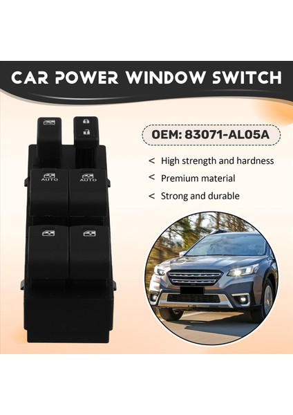 Araba Ön Sol Elektrik Enerjisi Master Pencere Anahtarı Kontrol Düğmesi 83071-AL05A Subaru Outback Legacy 2015 2016 Lhd (Yurt Dışından) fırsatları