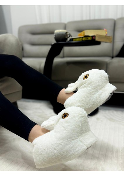 Tavşan Model Kaymaz Taban Rahat ve Konforlu Kışlık Kadın Panduf fiyatları