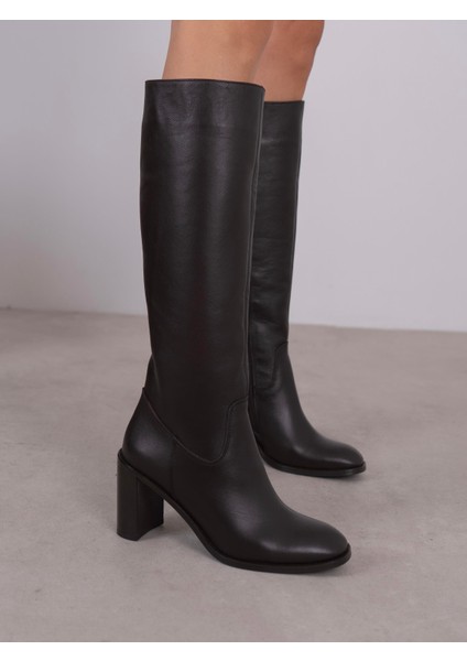 Zandra Kahve Hakiki Deri Kadın Çizme