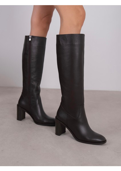 Zandra Kahve Hakiki Deri Kadın Çizme fırsatları