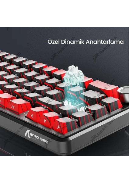 Black Gradiant Rgb Kablosuz Hotswap Mekanik Gaming Klavye Oyuncu Klavye indirimleri