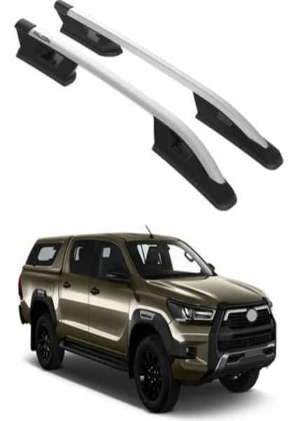 Roal Tunıng 2015+ Toyota Hilux Revo Falcon Tavan Çıtası Gri