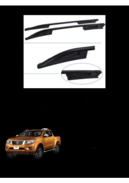 Roal Tunıng 2016+ Model Üzeri Uyumlu Nissan Navara Falcon Tavan Çıtası Siyah fiyatları