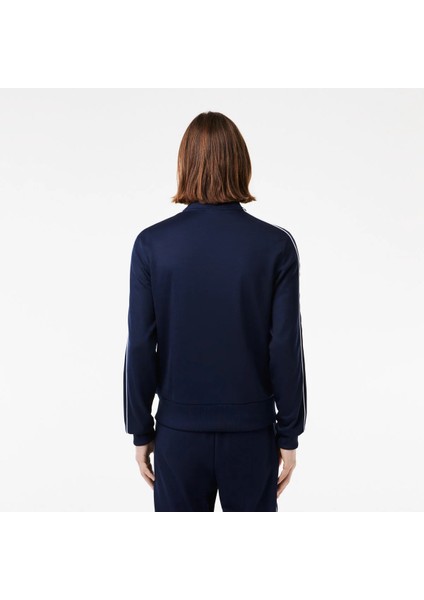 Erkek Regular Fit Fermuarlı Lacivert Sweatshirt modelleri