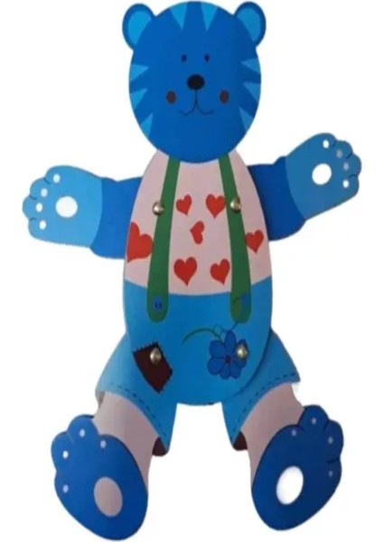 Renkli Ahşap Kukla Kedi Oyuncak, Eğlenceli ve Sıcacık Hediye Seçeneği