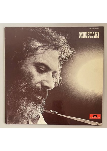 Georges Moustaki Lp Plak (Orjinal 1971 Dönem Fransa Baskı Plak)
