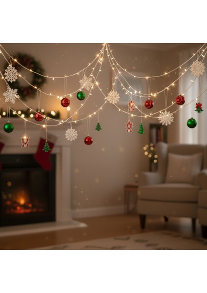 Kar Tanesi Yılbaşı Ağacı Süsü Seti (10 Adet) indirimleri