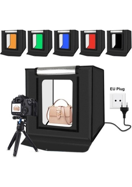 Puluz Akıllı Fotoğraf Stüdyosu LED Işıklı Ürün Çekim Çadırı 40X40CM