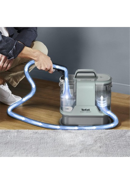 Clean It Kompakt 400 Watt 1,4 Litre Kapasiteli Halı & Koltuk Temizleyici