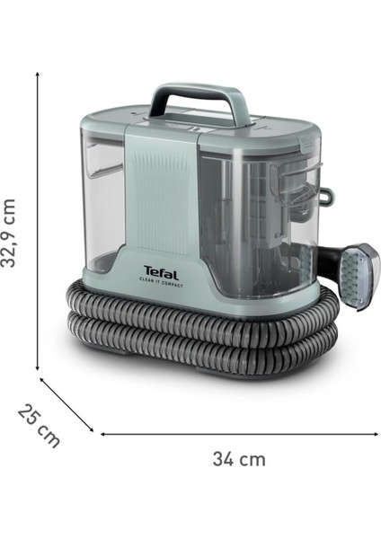 Clean It Kompakt 400 Watt 1,4 Litre Kapasiteli Halı & Koltuk Temizleyici