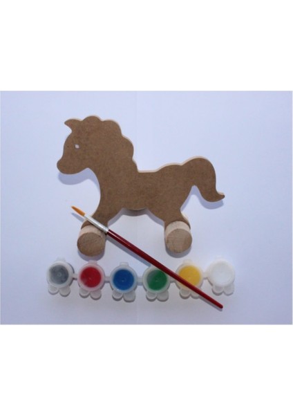 Kalın Ahşap Boyama Seti 8 Mm, Beyaz, Sanat ve Hobi Için Mükemmel Seçenek