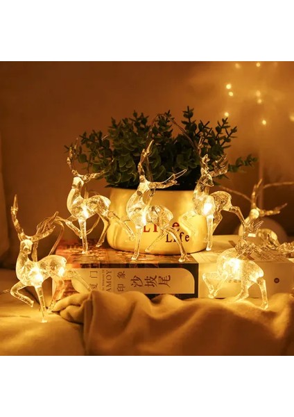 2m 10'lu Geyikli İp LED Işık fiyatları