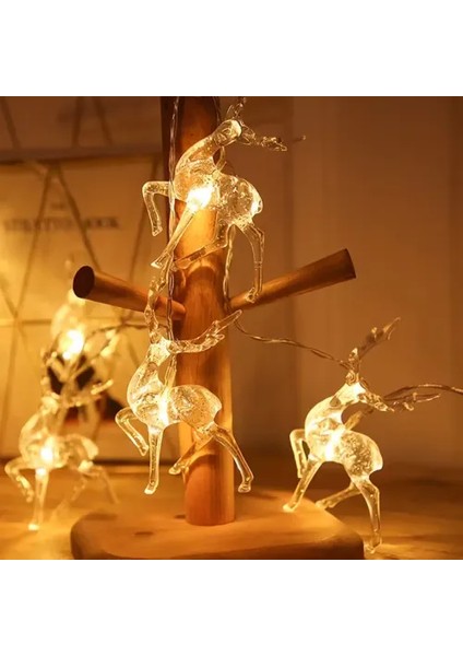 2m 10'lu Geyikli İp LED Işık modelleri