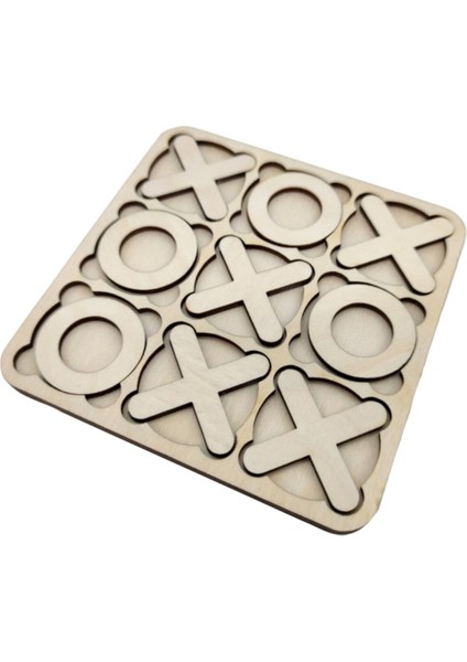 Ahşap Zeka Geliştirici Oyun, Ekru, Eğlenceli ve Öğretici Xox Oyunu fırsatları