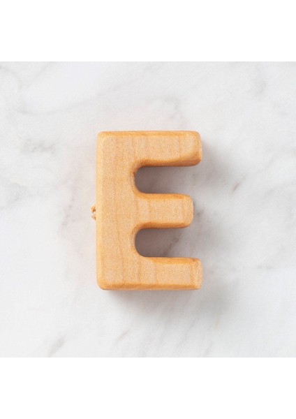 Kahverengi Organik Ahşap Harf Seti, Bebek ve Hobi Dekorasyonu Için Güzel Seçenek