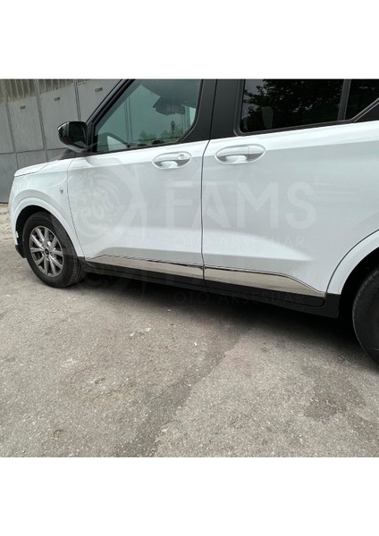 Ford Tourneo Courier Krom Yan Kapı Çıtası 4 Parça 2024 Üzeri Paslanmaz Çelik fırsatları