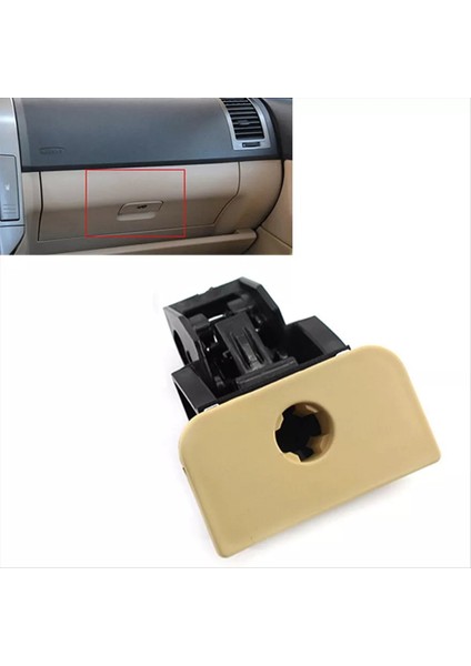 Araba Ortak Eldiven Depolama Kutusu Tutamaç Vw Polo 2005-2009 Araç Kutusu Anahtarı Lhd Için Anahtar Delikli 6Q0857131D ile Kapak (Yurt Dışından) modelleri