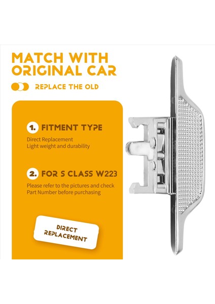 Araba Gösterge Tablosu Klima Havalandırma Kürek Ayarlama Kürek Mercedes Benz S Sınıfı W223 Hava Çıkış Klipsleri Sekmesi Onarım (Yurt Dışından) indirimleri