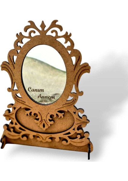 5'li Anneler Günü Hediye Seti, Avangart Masa Üzeri Ayna Boyama Keyfi