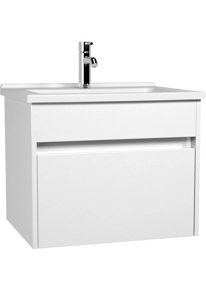 54734 Vitra S50+ Lavabo Dolabı, Tek Çekmeceli, 60 cm