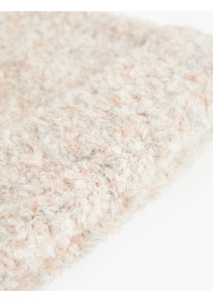 Yün Karışımlı Katlı Kırçıllı Örgü Bere modelleri