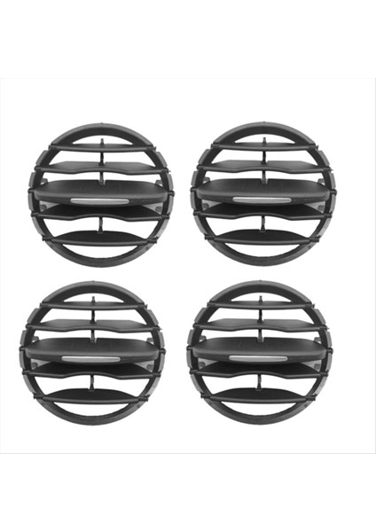 4pcs Araba Gösterge Tablosu Sol Sağ A/c Hava Çıkışı Grille 5ND819703 Vw Tiguan 2010-2017 Yuvarlak Hava Outlet Grille (Yurt Dışından)