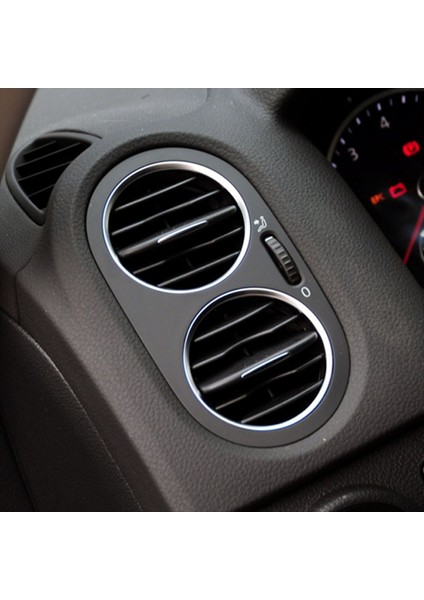 4pcs Araba Gösterge Tablosu Sol Sağ A/c Hava Çıkışı Grille 5ND819703 Vw Tiguan 2010-2017 Yuvarlak Hava Outlet Grille (Yurt Dışından) modelleri
