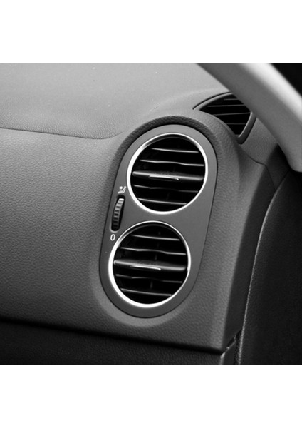 4pcs Araba Gösterge Tablosu Sol Sağ A/c Hava Çıkışı Grille 5ND819703 Vw Tiguan 2010-2017 Yuvarlak Hava Outlet Grille (Yurt Dışından) fırsatları
