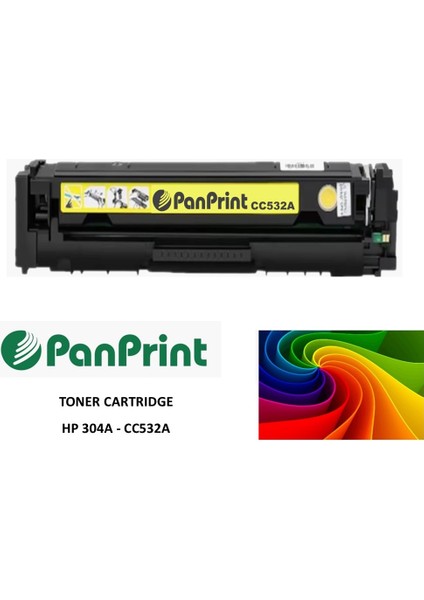 Hp 304A-CC532A Sarı Muadil Toner