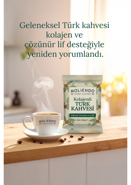 Moliendo Kolajenli Türk Kahvesi 100 g 3'lü Avantaj Paketi fiyatları