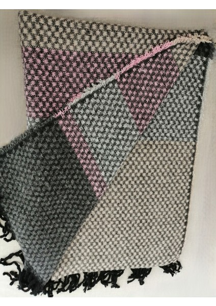 Kadın Çift Taraflı Omuz Şal Renkli Saçaklı 70*200CM Standart modelleri