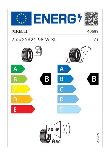 255/35 R21 98W Xl Pzero (Pz4) Elect T1 K1 Pncs Oto Yaz Lastiği (Üretim: 2025) fiyatları