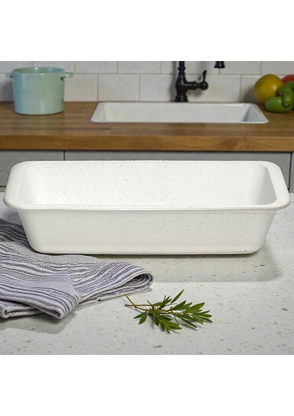 Non Stick Baton Kek Kalıbı Beyaz 1630CC