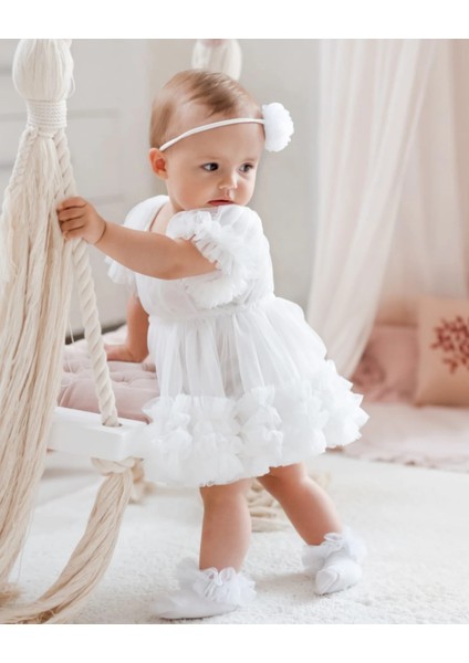 Mabel Kabarık Tütü Kız Çocuk Elbisesi
