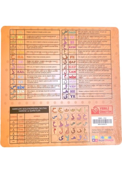 Beyaz Öğrenci Bultak Elifba ve Arapça Alfabe Seti, Öğrenmeye Başlangıç Için fiyatları