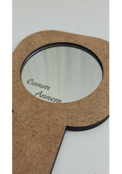 5 Adet Ahşap Çocuk El Aynası, Boyama ve Etkinlik Seti, Kahverengi fiyatları