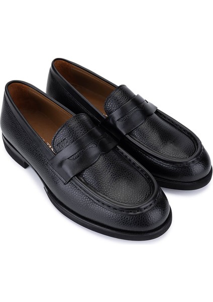 Erkek Hakiki Deri Siyah Loafer Ayakkabı 537 3819 Erk Ayk SK25-26 Sıyah Dr/gyk fiyatları
