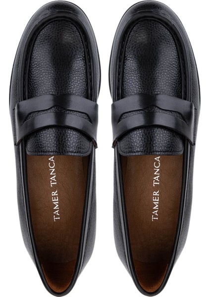 Erkek Hakiki Deri Siyah Loafer Ayakkabı 537 3819 Erk Ayk SK25-26 Sıyah Dr/gyk indirimleri