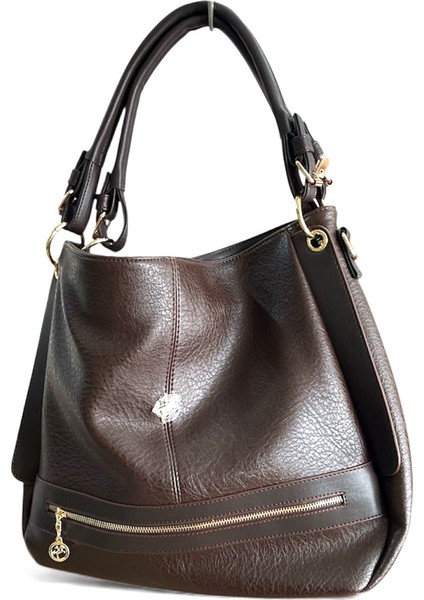 1398 Kadın Salash Büyük Boy Omuz Çantası Kahve fiyatları