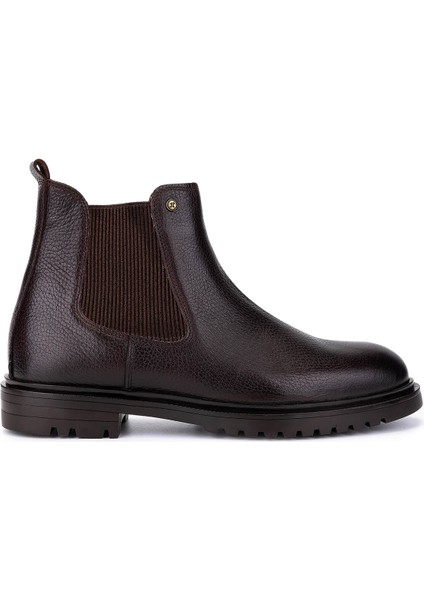 Erkek Hakiki Deri Kahverengi Casual Bot 1174 4116 Erk Bot SK25-26 Kahve Fltr
