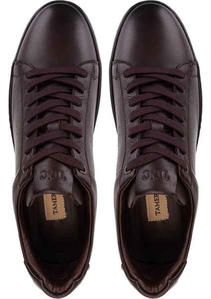 Erkek Hakiki Deri Kahverengi Sneakers & Spor Ayakkabı 1174 041 Erk Ayk SK25-26 Kahve Dr indirimleri