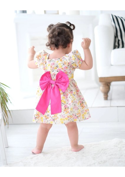 Petty Çiçekli Bebek Elbisesi modelleri